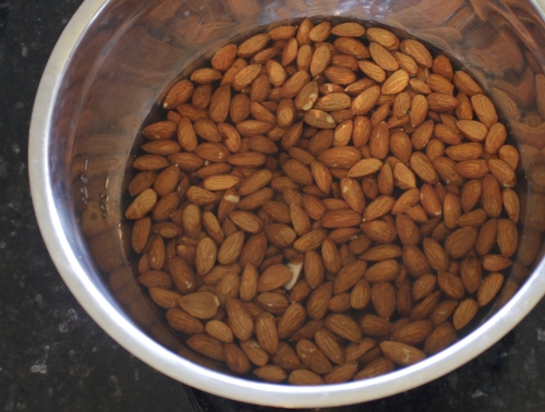 Soaking Almonds